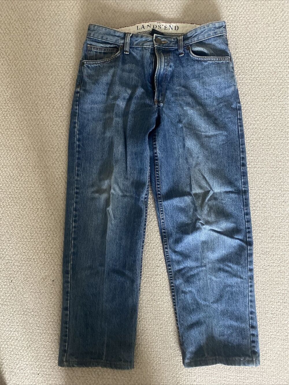 Lands End Mens Jeans Relaxed Fit 31 x 27